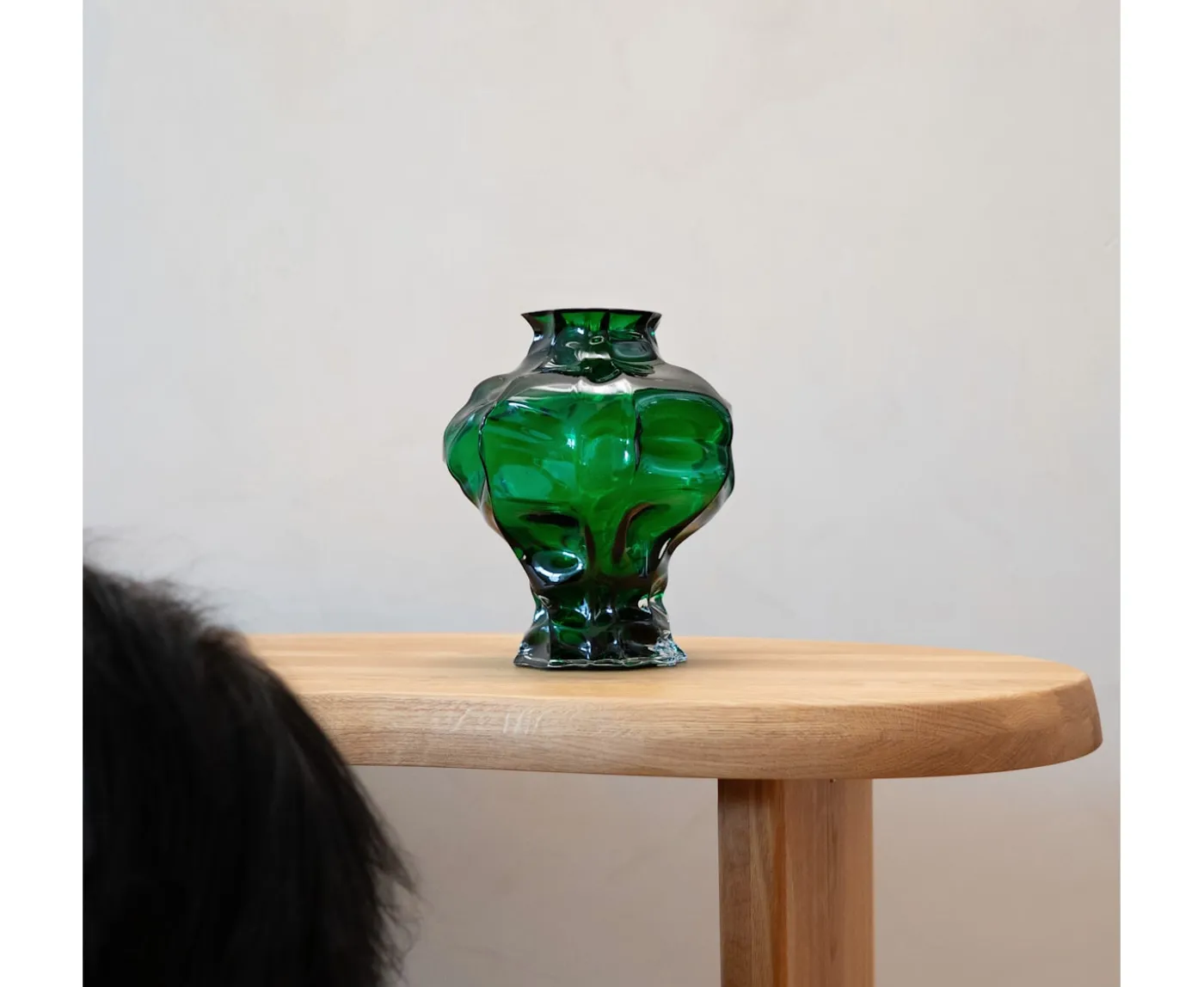 Hein Studio Ammonit Vas Green Large