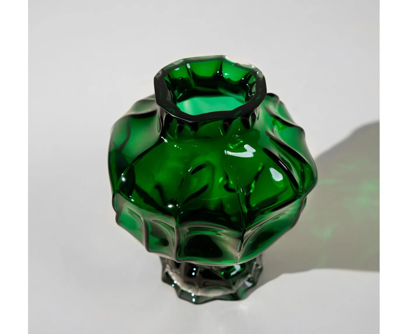 Hein Studio Ammonit Vas Green Large