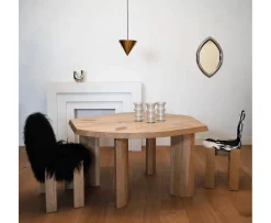 Hein Studio October Taklampa Polished Steel