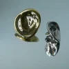 Hein Studio Ripple no. 02 Väggkrok Brass Large