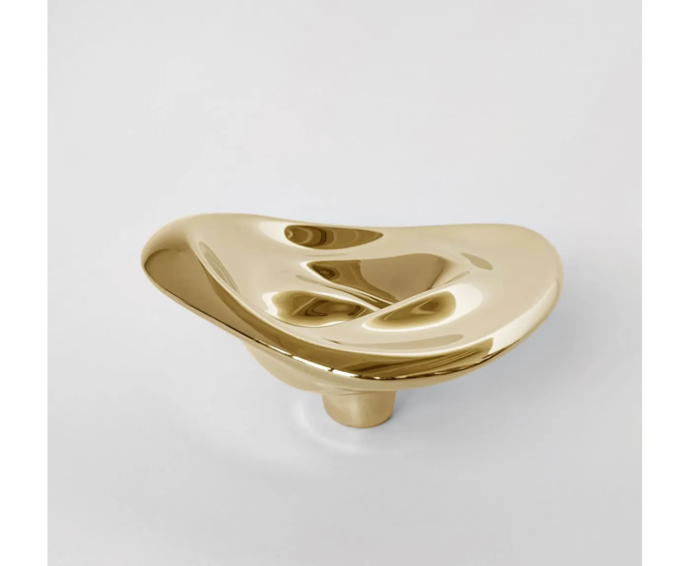 Hein Studio Ripple no. 02 Väggkrok Brass Large