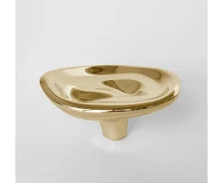 Hein Studio Ripple no. 02 Väggkrok Brass Large