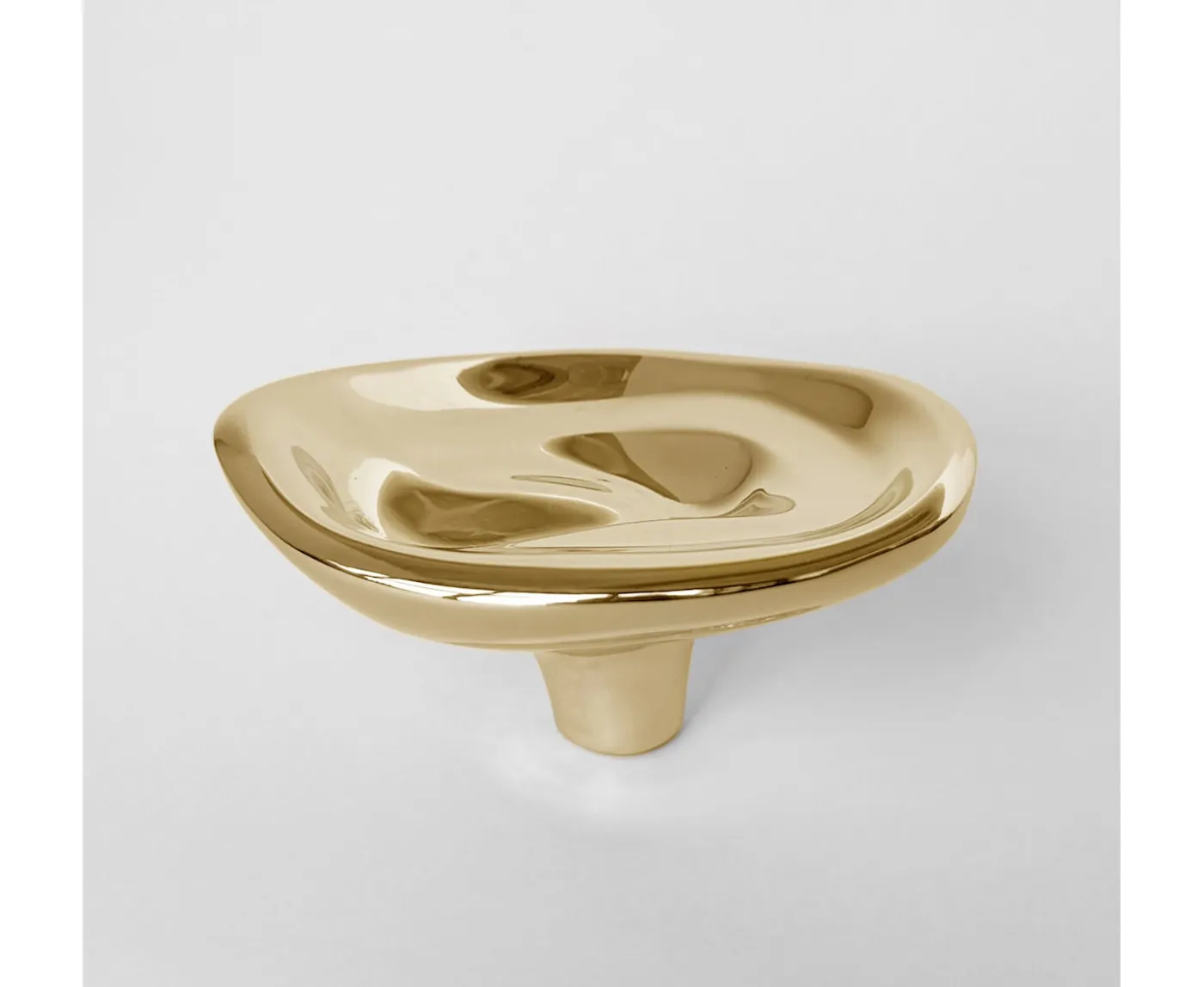 Hein Studio Ripple no. 02 Väggkrok Brass Large