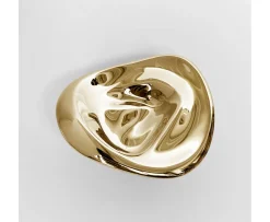 Hein Studio Ripple no. 02 Väggkrok Brass Large