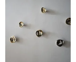 Hein Studio Ripple no. 01 Väggkrok Brass Small