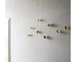 Hein Studio Ripple no. 01 Väggkrok Brass Small