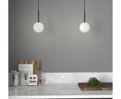Herstal Ballon Taklampa Mattsvart