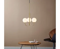 Herstal Ballon Taklampa Mässing