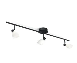 Herstal Cut Skena 3 lampor Svart