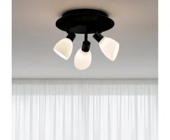 Herstal Cut Spotlight 3 lampor Svart