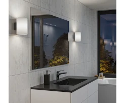 Herstal Evoke Vägglampa Antracit/Opal glas Large
