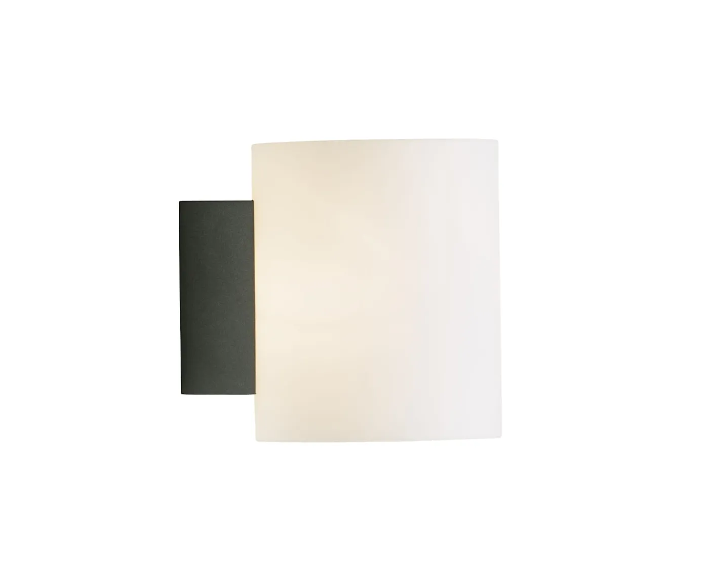 Herstal Evoke Vägglampa Antracit/Opal glas Small