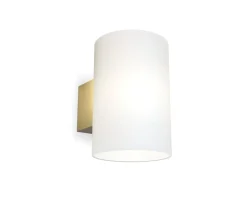 Herstal Evoke Vägglampa Satin brass/Opal glas Large