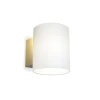 Herstal Evoke Vägglampa Satin brass/Opal glas Small