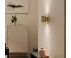 Herstal Evoke Vägglampa Satin brass Small