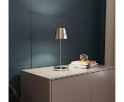 Herstal Gil il Grande Bordslampa Krom