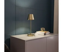 Herstal Gil il Grande Bordslampa Satin brass