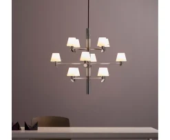 Herstal Gil 12 Taklampa Krom / Opal Glas