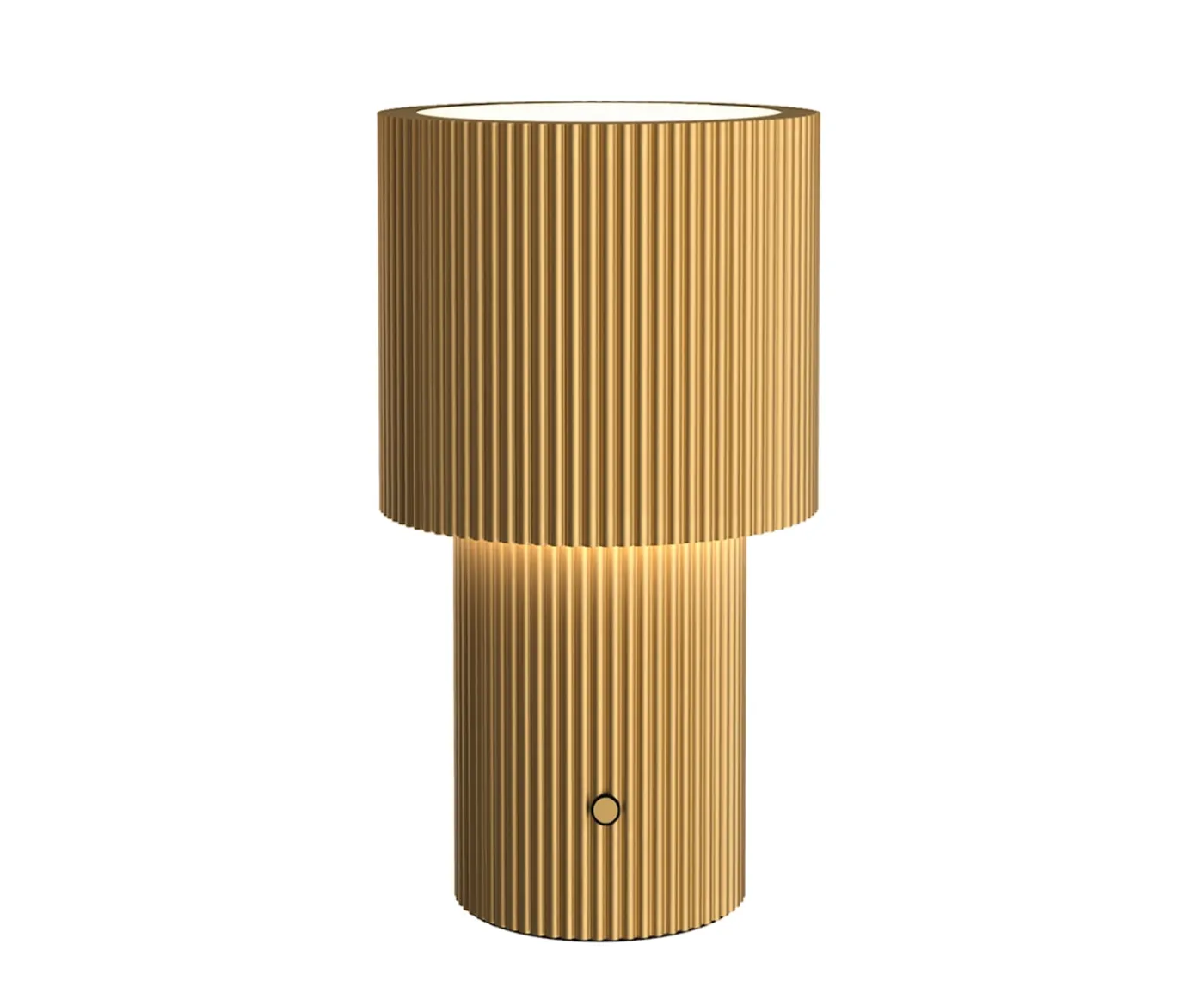 Herstal Iluma Portabel Bordslampa Guld 22cm