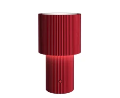 Herstal Iluma Portabel Bordslampa Röd 22cm