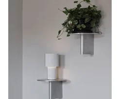 Herstal Iluma Portabel Bordslampa Silver 22cm