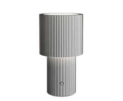 Herstal Iluma Portabel Bordslampa Silver 22cm