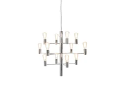 Herstal Manola 12 LED Taklampa Krom