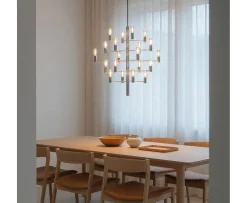 Herstal Manola 20 LED Taklampa Krom