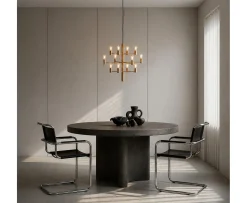 Herstal Manola 12 LED Taklampa Mässing Satin Brass