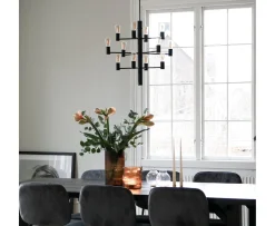 Herstal Manola 12 LED Taklampa Svart
