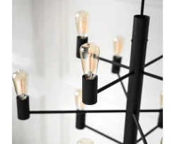 Herstal Manola 12 LED Taklampa Svart