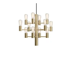 Herstal Manola Mini 12 Taklampa Satin Mässing