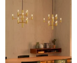 Herstal Manola Mini 12 Taklampa Satin Mässing