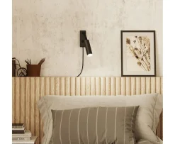 Herstal Pipeline Flex Vägglampa Mattsvart
