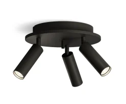 Herstal Pipeline Rund 3 Spotlight Mattsvart