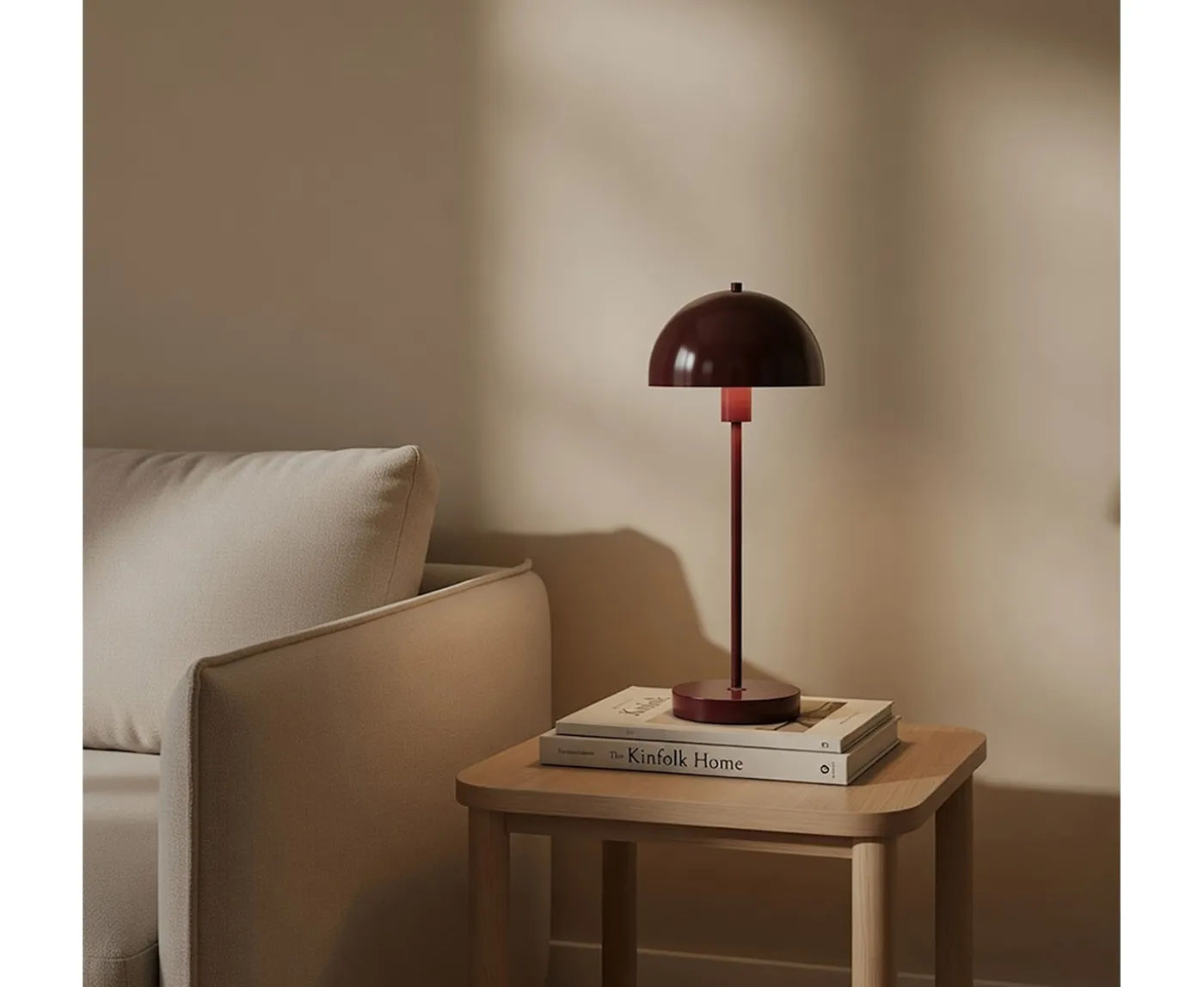 Herstal Vienda Bordslampa Valentinröd