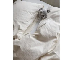 Høie Ara Baby Påslakanset Krepp Spjälsäng Beige