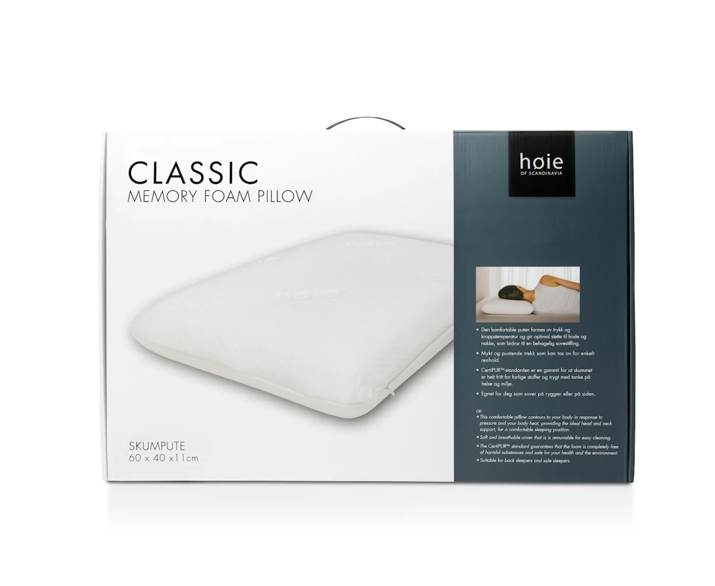 Høie Classic Memory Foam Sovkudde 40x60