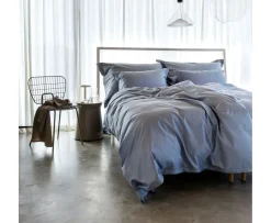 Høie Elegance Örngott Satin Zenblå 60x80