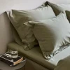 Høie Elegance Örngott Satin Dämpad Grön 70x100