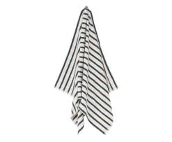 Høie Everyday Stripe Handduk Blå 50x90
