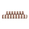Høie Everyday Stripe Handduk Terrakotta 70x140