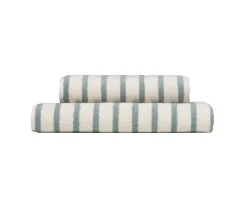 Høie Everyday Stripe Handduk Aqua 50x90