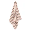 Høie Everyday Stripe Handduk Terrakotta 50x90