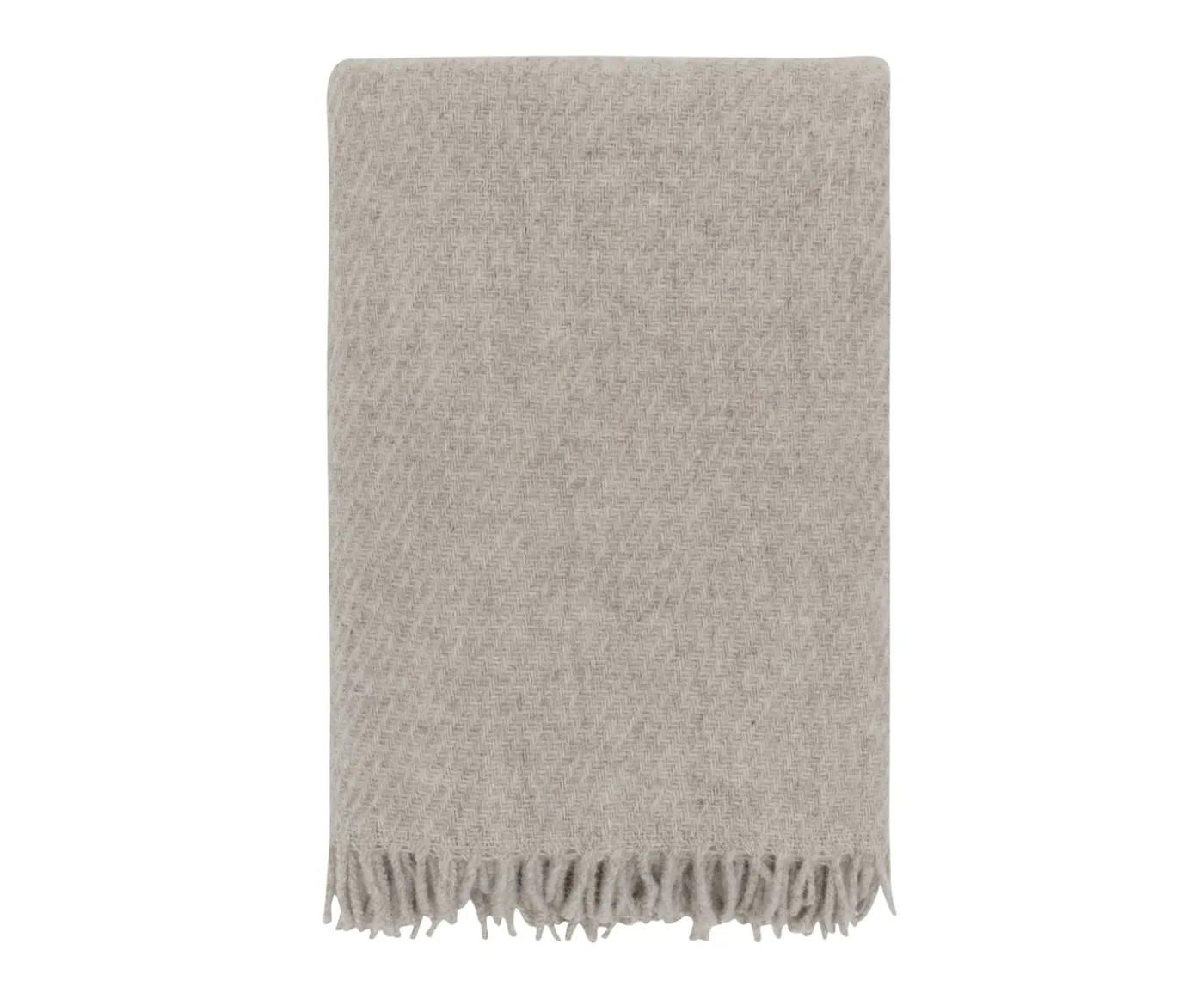 Høie Falketind Pläd Natur Beige 120x180