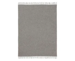 Høie Falketind Pläd Naturlig Grå 120x180
