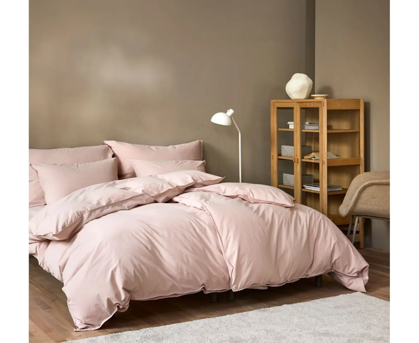 Høie Frøya EKO Örngott Dämpad Rosa 70x100