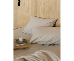 Høie Frøya Formsytt Lakan Beige 90x200