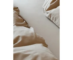 Høie Frøya Formsytt Lakan Beige 90x200