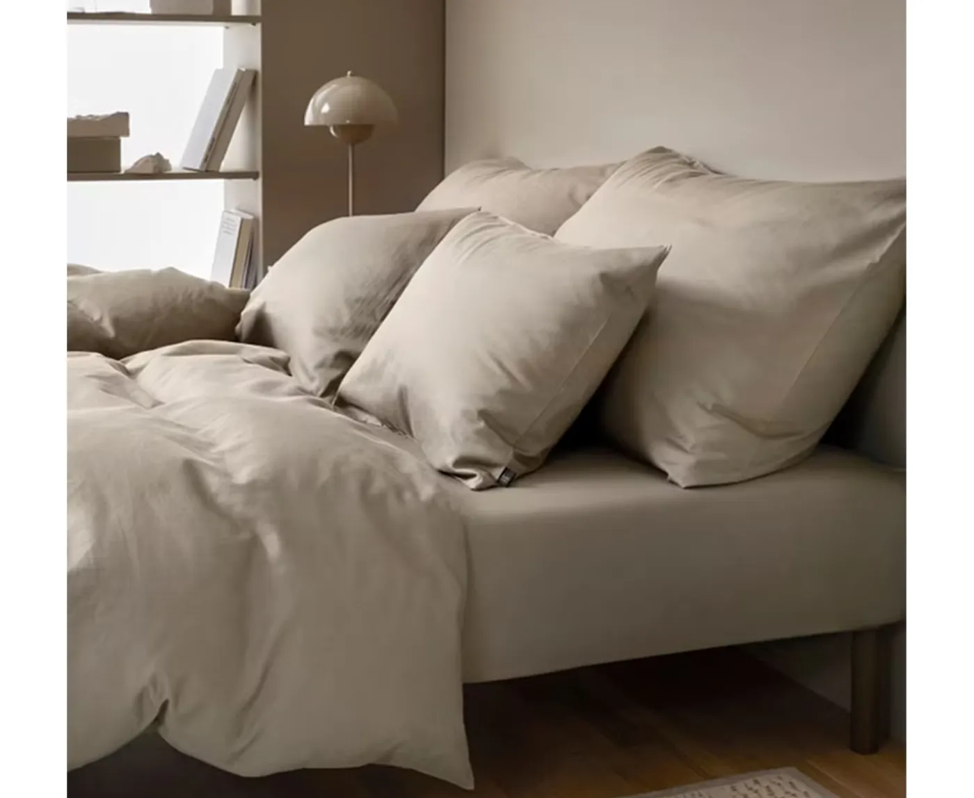 Høie Harmoni Örngott Satin Beige 70x100